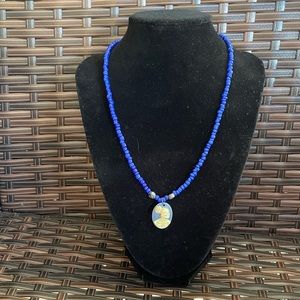 African American / Black woman cameo necklace